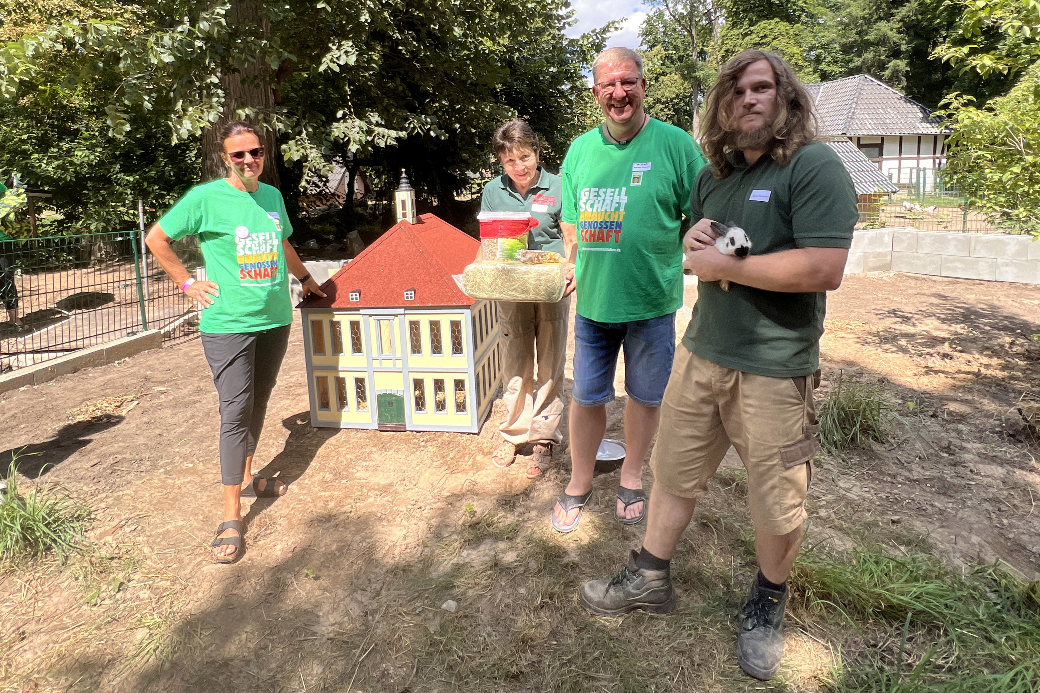 Genossenschaften bauen neues Rathaus im Angermünder Tierpark